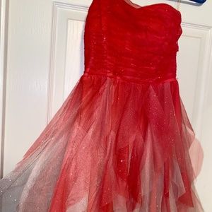 sparkly homecoming pink dress